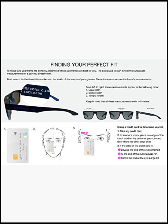 Polarized Sunglasses with UV400 Protection - Unisex 55mm